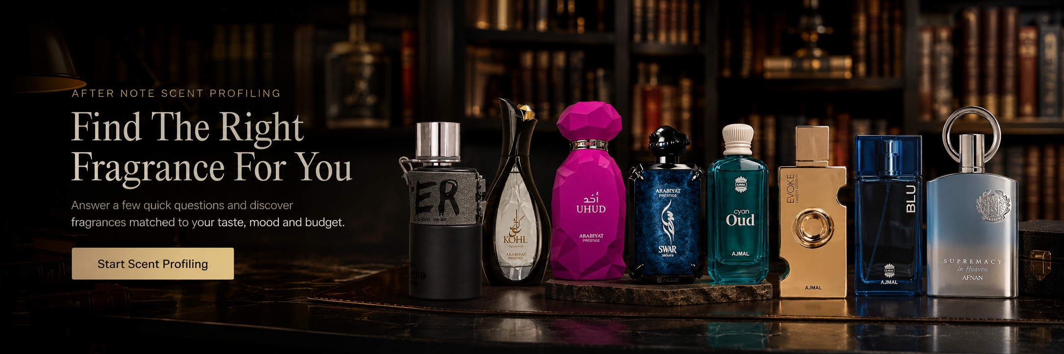 Find the right fragrance for you. Start Scent Profiling.